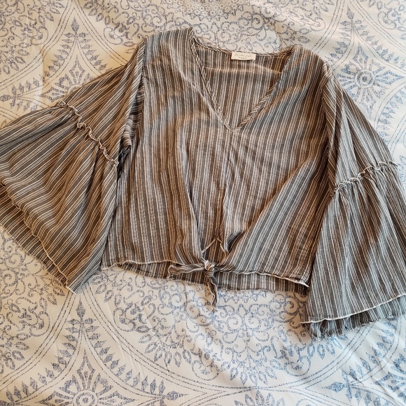 lavender field Tops - Bell Sleeve Top